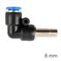 Insert Elbow Pu 8mm